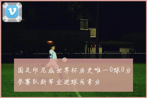 国足印尼成世界杯历史唯一0球0分参赛队新军全进球或拿分